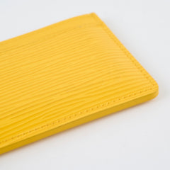 Louis Vuitton Epi Cardholder Yellow