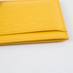 Louis Vuitton Epi Cardholder Yellow