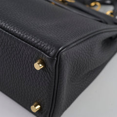 Hermes Kelly 25 Togo Noir - X Stamp