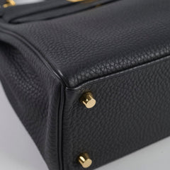 Hermes Kelly 25 Togo Noir - X Stamp