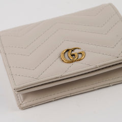 Gucci Marmont Wallet Cream