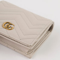 Gucci Marmont Wallet Cream