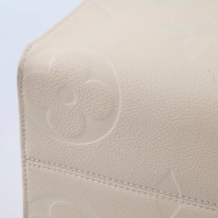 Louis Vuitton OnTheGo MM Cream Leather