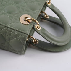 Dior Small Lady Dior Sage Green Light Gold HW