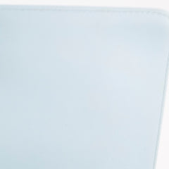 Chanel Dusty Blue Medium Boy Bag Lambskin Brushed Silver HW (microchip)