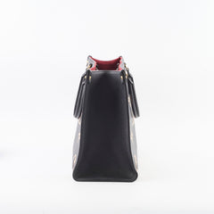 Louis Vuitton OnTheGo MM Bicolour Monogram Empreinte Black Cream