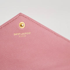 Saint Laurent Envelope Wallet On Chain WOC Pink