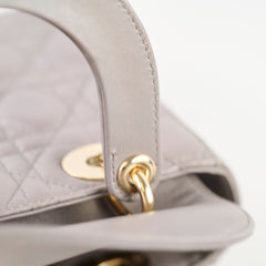 Dior Small Lady Dior ABC Grey Lambskin Light GHW