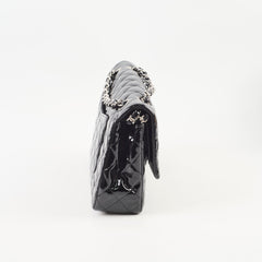 Chanel Classic Flap Medium M/L Patent Black (13 Series)