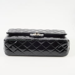 Chanel Classic Flap Medium M/L Patent Black (13 Series)