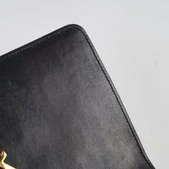 Saint Laurent Vicky Wallet On Chain Black