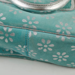 Celine Top Handle Tiffany Blue Suede