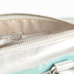 Celine Top Handle Tiffany Blue Suede