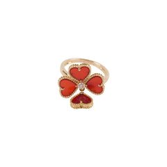 Van Cleef & Arpels Sweet Hearts Ring Size 53