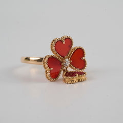 Van Cleef & Arpels Sweet Hearts Ring Size 53