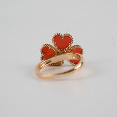 Van Cleef & Arpels Sweet Hearts Ring Size 53