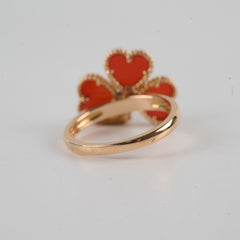 Van Cleef & Arpels Sweet Hearts Ring Size 53