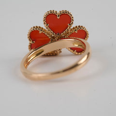 Van Cleef & Arpels Sweet Hearts Ring Size 53