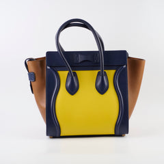 Celine Luggage Micro Tri-Color