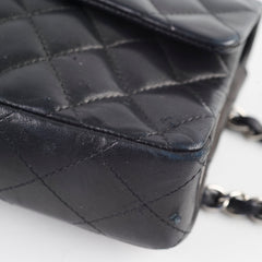 Chanel Lambskin East West Flap Black
