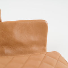 Chanel East West Flap Lambskin Caramel