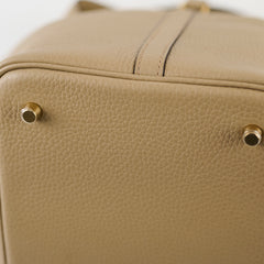 Hermes Picotin 22 Beige Marfa GHW Clemence W Stamp (2024)