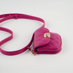 Chanel Belt Bag with Two Pouches Pink/Purple