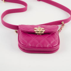 Chanel Belt Bag with Two Pouches Pink/Purple