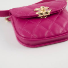Chanel Belt Bag with Two Pouches Pink/Purple