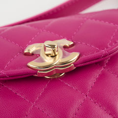 Chanel Belt Bag with Two Pouches Pink/Purple