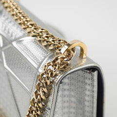 Dior Diorama Small Patent Silver