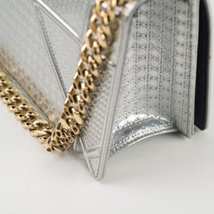 Dior Diorama Small Patent Silver