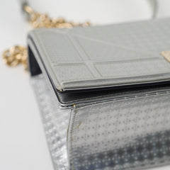 Dior Diorama Small Patent Silver