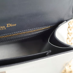 Dior Diorama Small Patent Silver