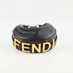 Fendi Fendigraphy Mini Shoulder Bag Black