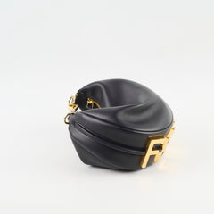 Fendi Fendigraphy Mini Shoulder Bag Black