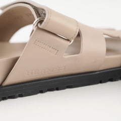 Hermes Chypre Sandals Beige Anglaise - Size 37.5