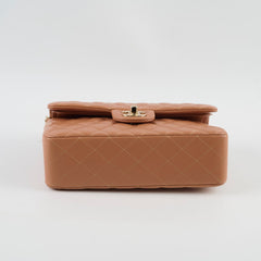 Chanel Small Classic Flap Lambskin Caramel