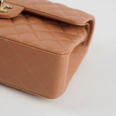 Chanel Small Classic Flap Lambskin Caramel