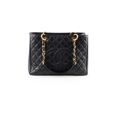 Chanel GST Grand Shopping Tote Caviar Black