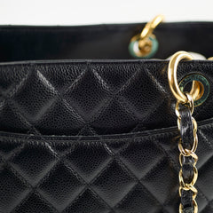 Chanel GST Grand Shopping Tote Caviar Black