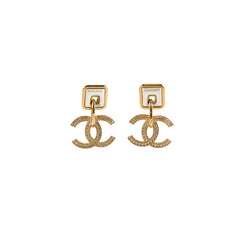 Chanel Large CC dangling earrings