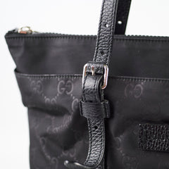 Gucci GG Nylon Tote Bag Black