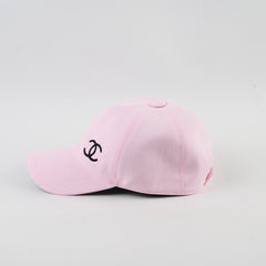 Chanel CC Logo Cap Pink