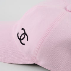 Chanel CC Logo Cap Pink