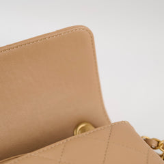 Chanel Seasonal Flap Lambskin Beige (Microchip)