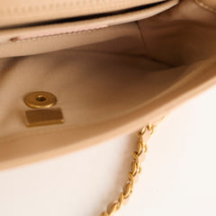Chanel Seasonal Flap Lambskin Beige (Microchip)
