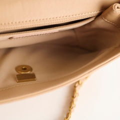 Chanel Seasonal Flap Lambskin Beige (Microchip)