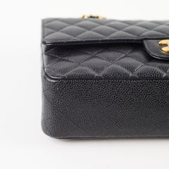 Chanel Medium Classic Flap Black Caviar GHW 16 series