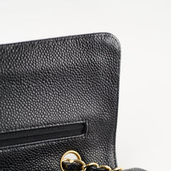 Chanel Medium Classic Flap Black Caviar GHW 16 series